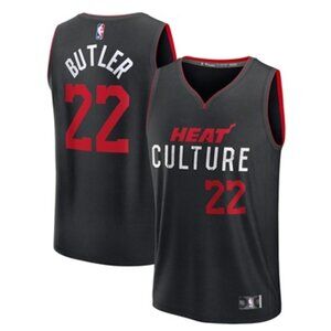 Youth NBA Miami Heat Jimmy Butler Black 2023/24 Fast Break Jersey - City Edition